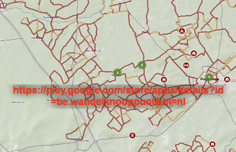 Wandelknooppuntapp. Google Play